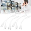 2Set POE Splitter Separator Adapter Cable 1 To 2 CCTV Video Transmission Rainproof Injector