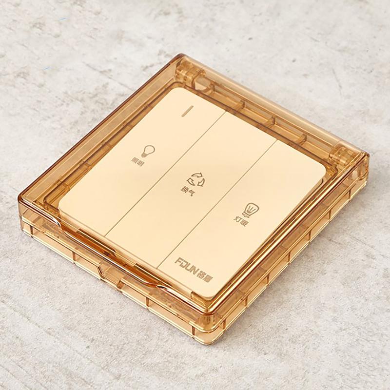 86 Тип Самоклеящаяся Утолщенная Настенная Розетка Водонепроницаемая Коробка Электрическая Вилка Крышка