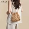 Женская плетёная сумка-кроссбоди в форме ведра Viney