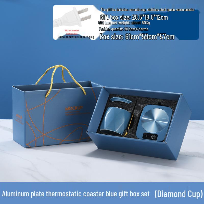 Умная подставка с подогревом 55°: Подогреватель чашек с постоянной температурой для горячих напитков