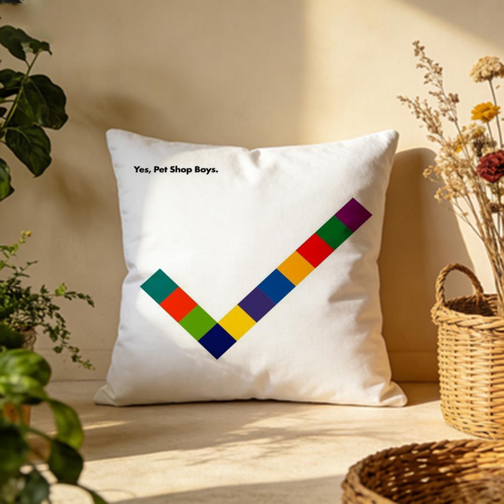 Fashion PPet Shop Boysable Cushion Cover Versatile DoubleSided Pillow Case Fit for Sofa Bed Car Daily Decor