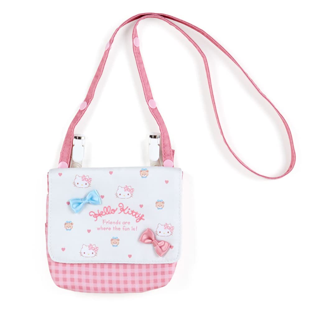 Наплечная сумка Sanrio 3 в 1 Открытая Имя Hello 938041 Кошелек, Карманы, Карман, Розовый, Зажим, Космос, Китти, Персонаж,