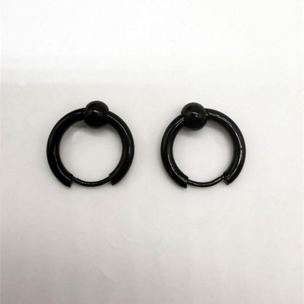 Charm Hip Hop Vintage Men Jewelry Hoop Earrings Korean Stud Earrings Stainless Steel Earrings