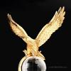 Customized High-End Metal Eagle Plus Crystal Trophy, annual Meeting Award, Souvenir, Sales, Home Decoration, Engraving, New, 1Pc
