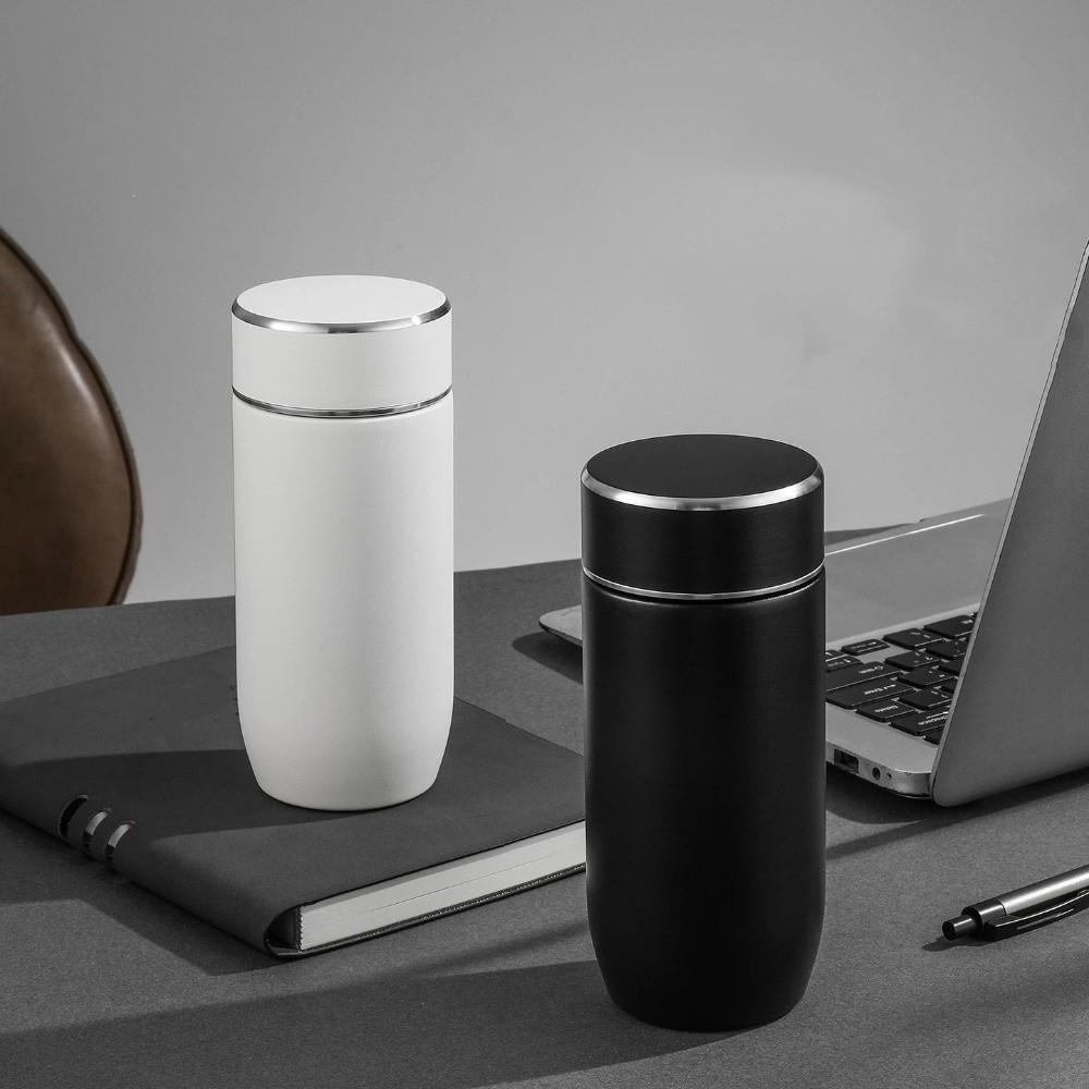 350ml Stainless Steel Insulated Cup with Tea Filter Coffee Vacuum Flasks Tea Brewing Cup Travel