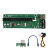 Райзер PCIE 60 см 23,6 дюйма USB 3.0 Удлинитель PCIe 1X 16X PCIE на Serial SATA Кабель питания для майнера биткоинов006