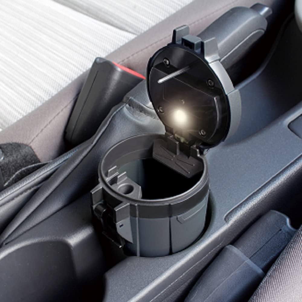 Tsuchiya Yac PF-366 Автотовары ПРОЧНЫЙ Солнечный Пепельница DG Темно-серый