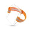 Plastic ID Card Holder Transparent Card Cover Credit Card Case Arm Band ID Badge Holder  Men