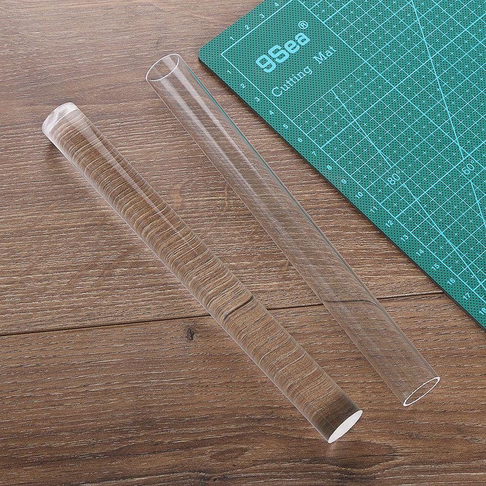 New DiyCraft Ceramic Cylindrical Pottery Tools Clay Roller Transparent Acrylic Rod