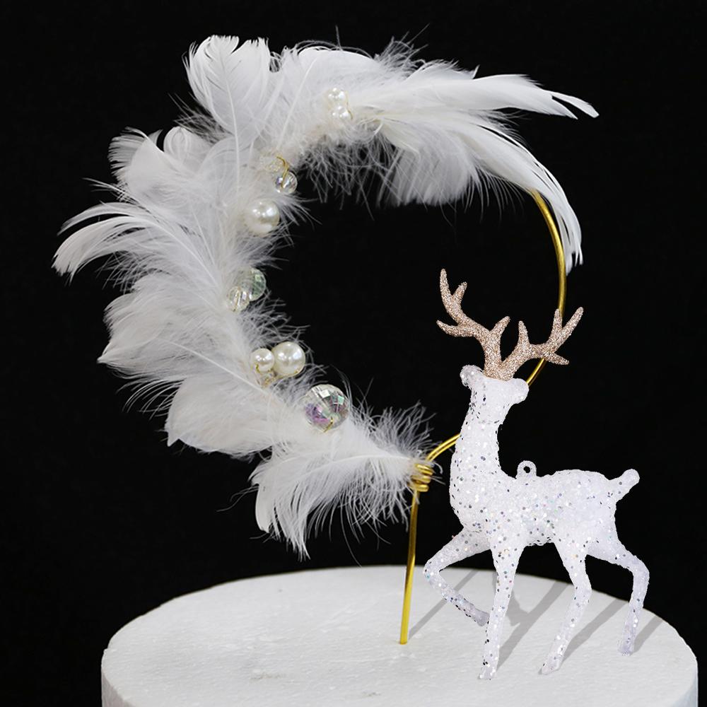 Хрустальные рождественские украшения в виде оленей KTY