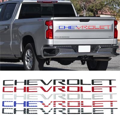 ABS Автомобильные Наклейки с Буквами на Заднюю Часть Аксессуары для SILVERADO Значок-Наклейка на Заднюю Дверь Багажника Декорация