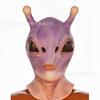 Horned Alien Latex Mask Halloween UFO Horror Costume Headgear
