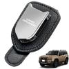 HUDIY Car Sunglasses Holder for New Land Cruiser 250 April 2024 Glasses Custom Designed for Car Easy Black (250 Series, - Present) - Leather-Look