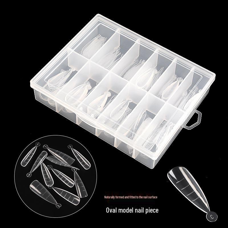 Набор для наращивания ногтей многоразового использования из 120 предметов: Клей, формы и хрустальные гвозди