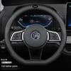 Premium Genuine Leather Steering Wheel Cover for BYD: Tang, DMI, Yuan, Song Pro, Qin Plus, Han EV, Dolphin, F3, S7