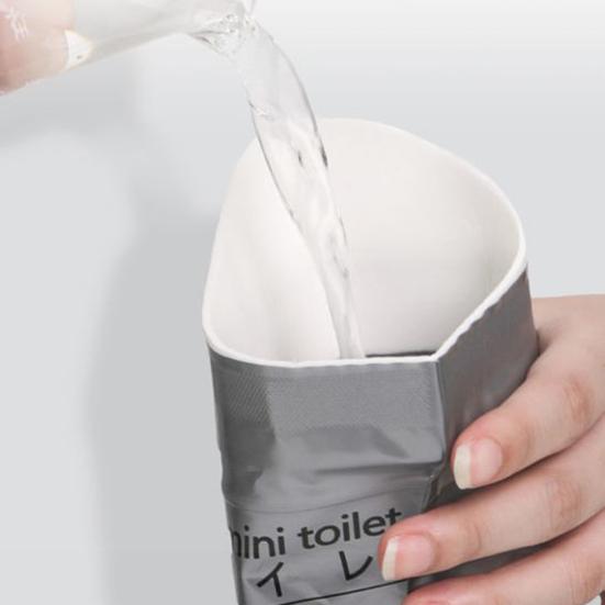 700 мл Пакет для рвоты Одноразовый Эргономика Быстрое затвердевание Морская болезнь Влагопоглощение Автомобильный аварийный пакет для мочи Дорожное использование