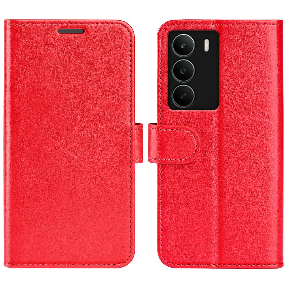 For Realme C71 4G Case Crazy Horse Texture Stand Leather Phone Cover
