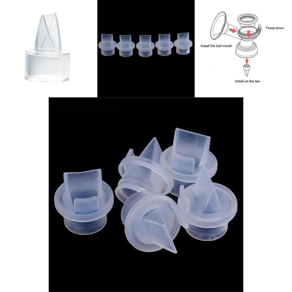 Набор из 5 силиконовых клапанов-носиков для замены деталей молокоотсоса, соска для кормления младенцев