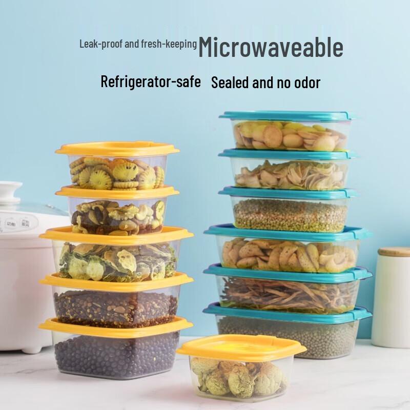 Chahua Beige Plastic Refrigerator Food Storage Containers