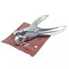 6MM/8MM Manual Single Round Hole Puncher, Plastic Bag OPP Bag PVC Packaging Bag Hole Punching Pliers with 3 Gaskets