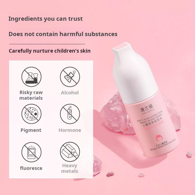 Aolaide Children's Moisturizing Toner Moisturizing and Moisturizing Skincare for Girls Aged 3-12
