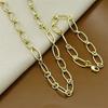 Bridal Jewelry Set Silver 925 Gold Color Necklaces Bracelets Set For Women Wedding Party Jewelry Gift
