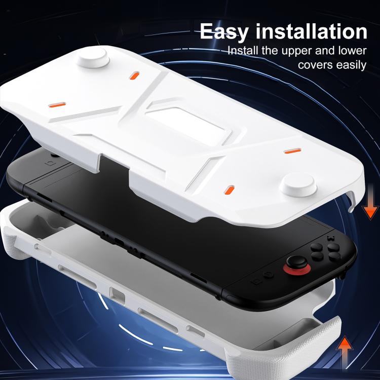 Mecha Style TPU‑PC Hybrid Protective Case With Front Cover Shockproof Shell For Nintendo Switch 2 Game Console