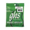 Ghs Акустические гитарные струны Bright BB40M, Бронза, Средние, 13-56,