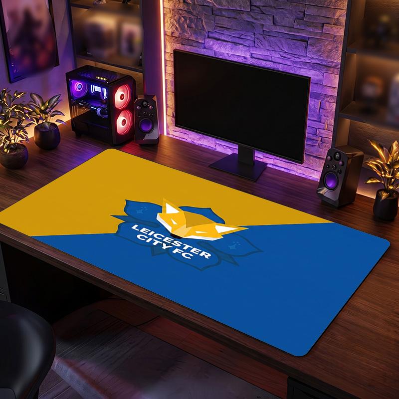 Leicester City Football Print Large Mouse Pad, Anti-Slip Extended Gaming Desk Mat for Office Home