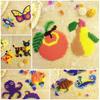 4 шт. 5 мм бусины Perler Beads доски для DIY расплавляемых бусин доски для термозаплавления бусин доски с колышками принадлежности для рукоделия