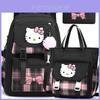 Набор школьных рюкзаков Hello Kitty из нейлонового материала для школы и подростков