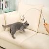 Play Pet Supplies Simulation Bird Stick Toy Wire Chaser Wand Cat Kitten Toys Teaser Feather