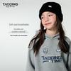 Женский осенне-зимний толстый флисовый свитшот с круглым вырезом и принтом букв