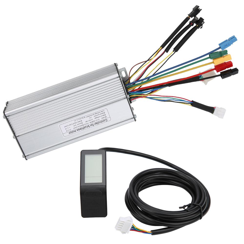 36V 48V 30A Brushless Controller Electric Bike KT LCD4 Display Screen Kit Normal Connector