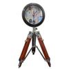 Desk Clock Wooden Tripod | Unique Birthday & Valentine's Day Gift |Stylish Office Decor | Great for Home or Work Gifts Table\Desk