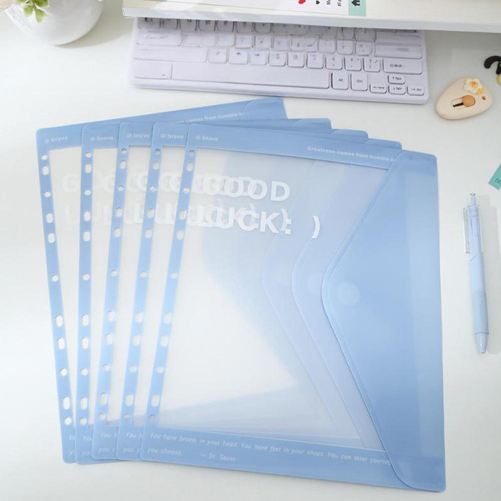 Transparent Data Book 11-Hole Exam Paper Storage Bag New File Bag Students