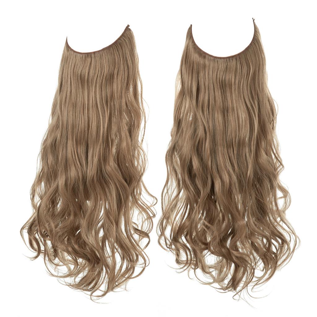 Wigs Have A Large Amount Of Hair, U-Shaped Hair Extensions, Women'S Fishing Line Wigs, Invisible Natural Long Curly Hair