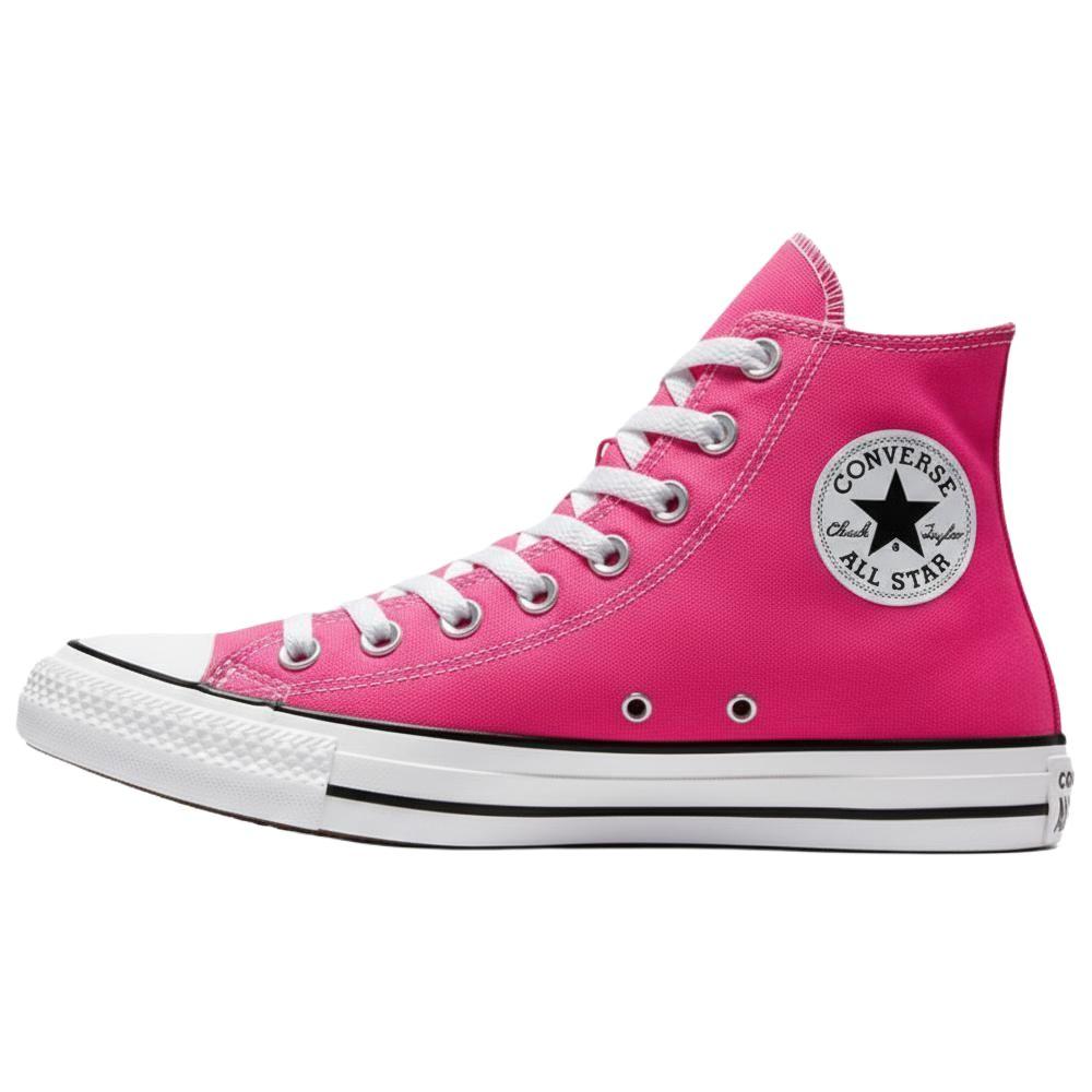 Converse Chuck Taylor All Star Удобные Универсальные Высокие Кеды из Канваса Унисекс Розовые A08136C
