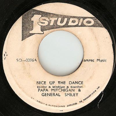 7-дюймовая пластинка MICHIGAN SMILEY Nice Up The Dance SO0096 Studio One 1979 Ямайка Регги Ска Даб Б/у
