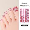 6Sheets Shimmering Glitter Toenail Stickers Colorful Toe Nail Sticker  Summer Use
