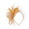 Formal Dress Feathers Mesh Headband Retro Fascinator Headdress  Masquerade Party