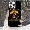 American TV Series Yellowstone Phone Case For IPhone 16 15 14 13 12 11 Pro Max X XR XSMAX 8 7 Plus Matte Shockproof Back Cover