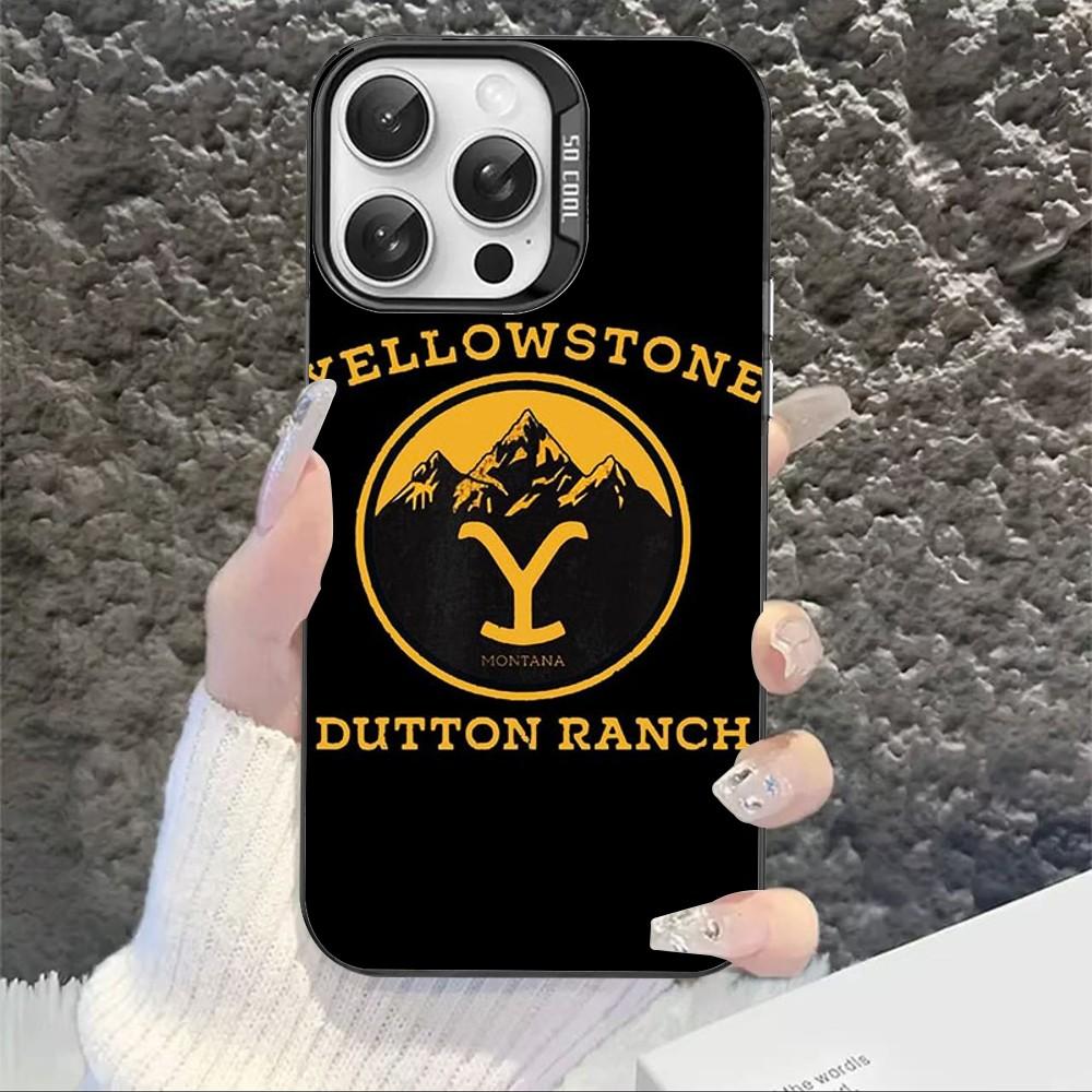 American TV Series Yellowstone Phone Case For IPhone 16 15 14 13 12 11 Pro Max X XR XSMAX 8 7 Plus Matte Shockproof Back Cover