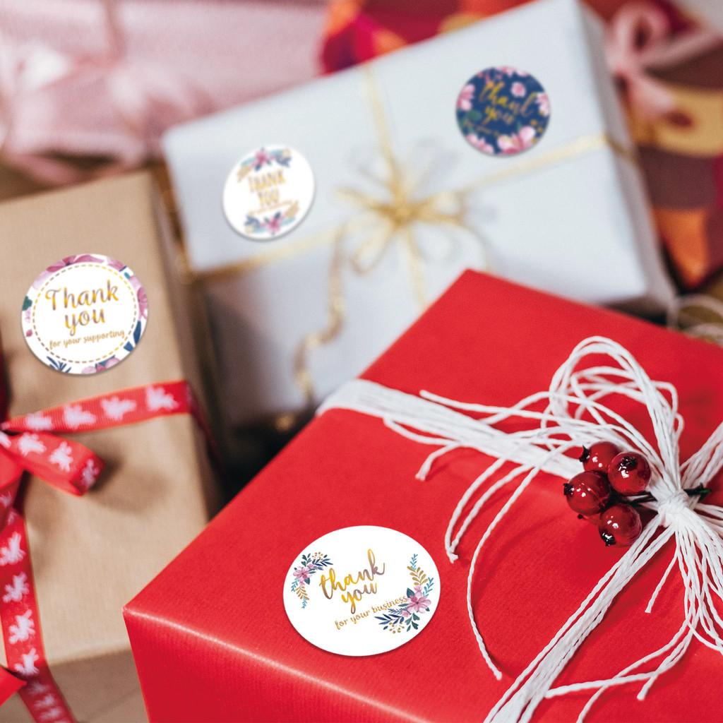 You Xh016 Thank Round Hot Stamped Figurine 15 Inch Envelope Gift Seal Stickers With Adhesive Backing