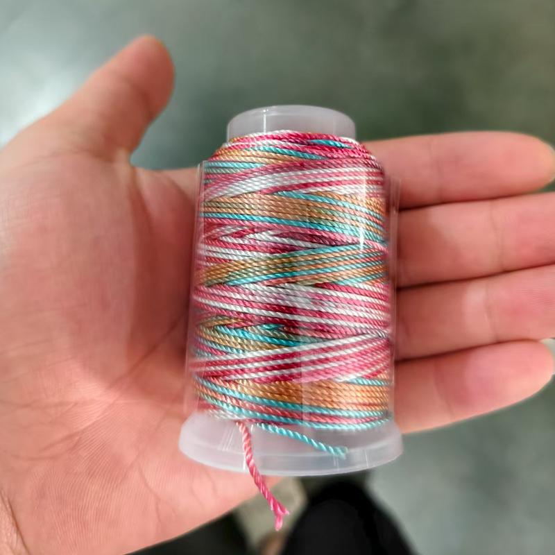 1 моток сделай сам многопрядная нить ручная нить браслет с градиентной нитью полиамидное волокно веревка плетение плетеная веревка 18 прядей