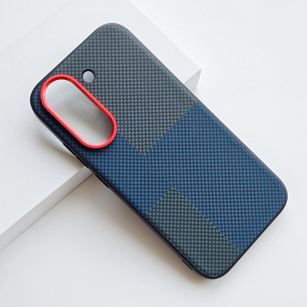 Чехол для POCO X8 Pro Max Redmi Turbo 5 Max с текстурой из арамидного волокна Kevlar, защита от отпечатков пальцев, кожаный противоударный чехол