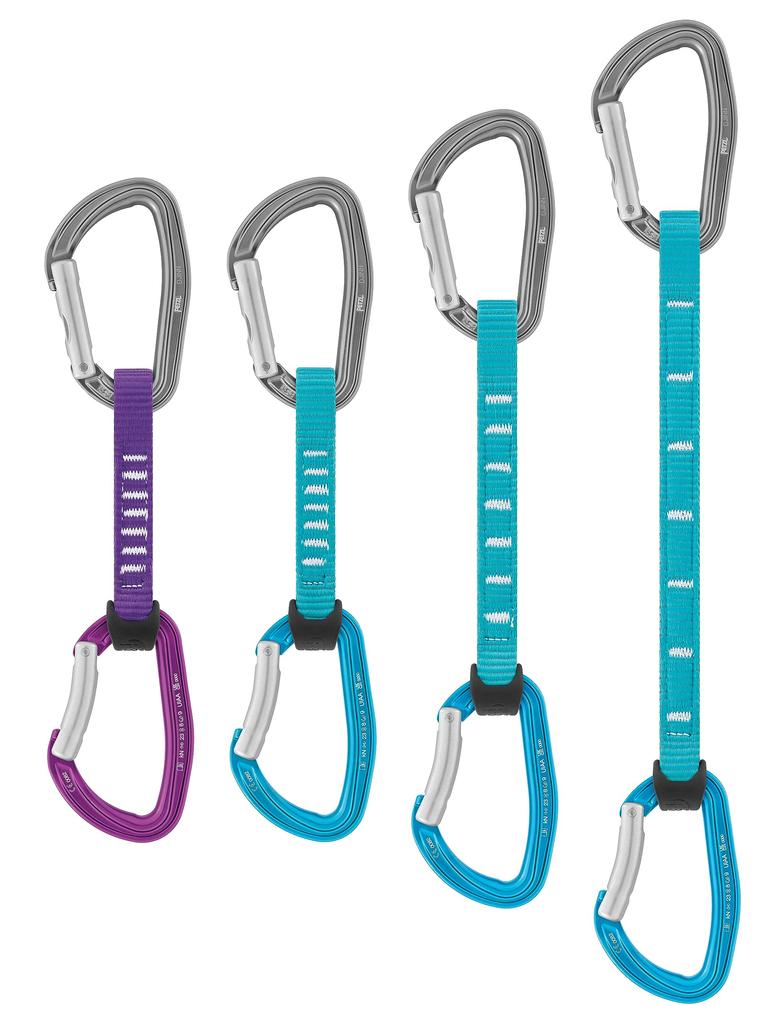 Petzl DJINN AXESS Quickdraw Durable and Lightweight Quickdraw for Trad and Aid Climbing Purple 11cm - Sport, - -