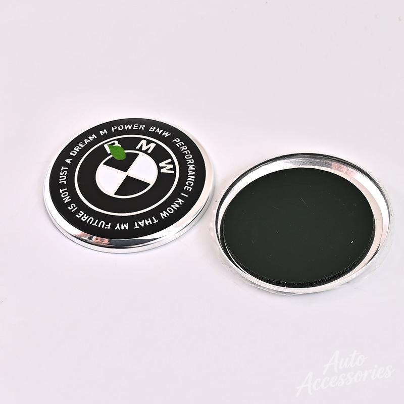 BAD1 45MM Car Steering Wheel Stickers Styling Decorate Decal For BMW M Power Motorsport Emblem Badge Decals Auto Interior Accessories DQ0