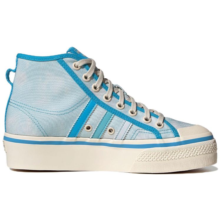adidas Nizza Женские кроссовки на платформе Mid Почти синие Pantone Wonder-White GX4604
