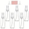Spray Bottles, 30ml/1.01oz 50ml/1.69oz  80ml/2.71oz Empty Fine Mist Plastic Mini Travel Bottle Set